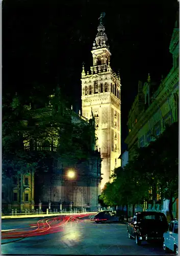 23001 - Spanien - Sevilla , La Giralda - gelaufen 1991