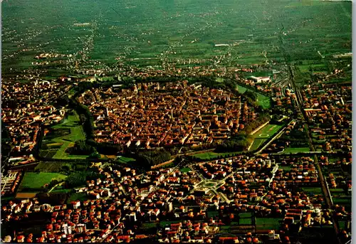 23711 - Italien - Lucca , Veduta aerea - gelaufen 1980