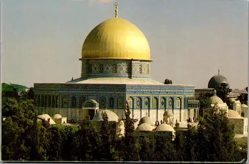 23840 - Israel - Jerusalem , Dome of the Rock - gelaufen 1993