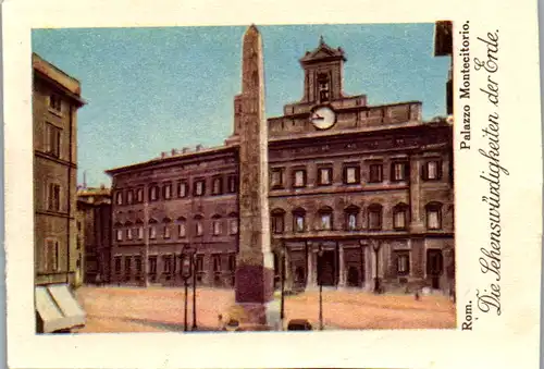 24361 - Sammelbilder - Olleschau , Serie Italien , Rom , Palazzo Montecitorio