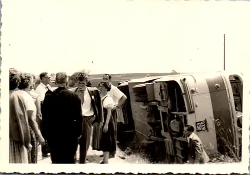 24506 - Aufnahme - Österreich Bus Unfall v. 1959