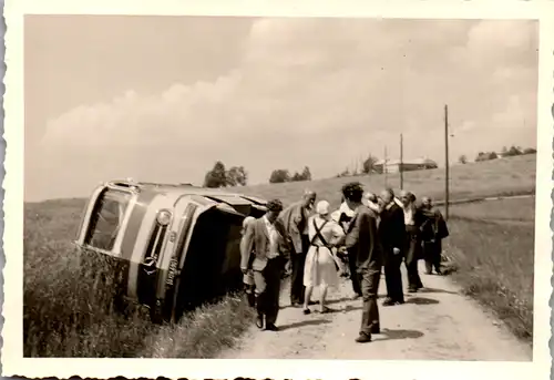 24507 - Aufnahme - Österreich Bus Unfall v. 1959