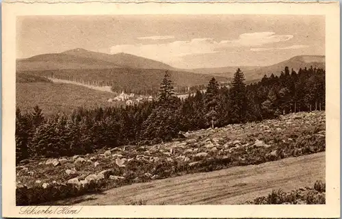 24615 - Deutschland - Schierke , Harz , Panorama - nicht gelaufen