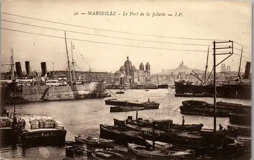 32846 - Frankreich - Marseille , Le Port de la Joliette - nicht gelaufen