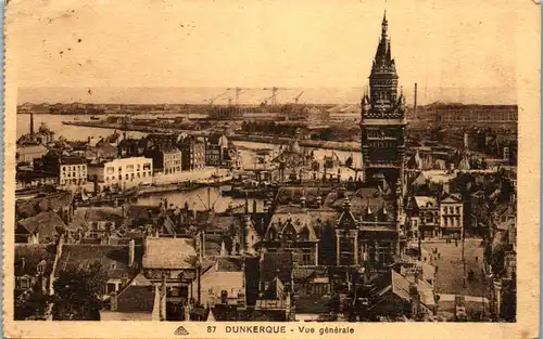 32915 - Frankreich - Dunkerque , Vue Generale - gelaufen