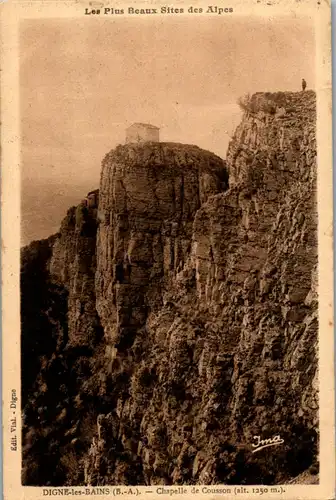 32925 - Frankreich - Digne les Bains , Chapelle de Cousson , Les Plus Beaux Sites des Alpes - gelaufen