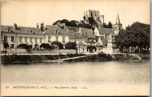 33084 - Frankreich - Montrichard , Vue generale - gelaufen 1917