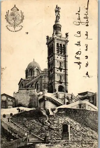 33085 - Frankreich - Marseille , Basilique - gelaufen 1913