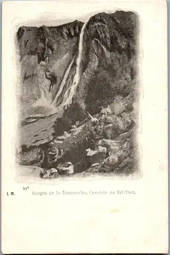 33122 - Frankreich - Gorges de la Romanche , Cascade du Rif Tort - nicht gelaufen