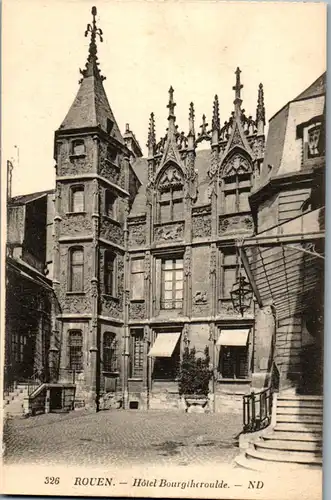 33199 - Frankreich - Rouen , Hotel Bourgtheroulde - nicht gelaufen