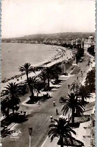 34502 - Frankreich - Nice , La Promenade des Anglais - gelaufen 1954
