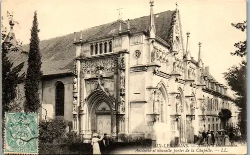 34527 - Frankreich - Aix les Bains , Abbaye d'Hautecombe , Ancienne et nouvelle portes de la Chapelle - gelaufen