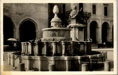 34641 - Italien - Rimini , Fontana Piazza Cavour - nicht gelaufen