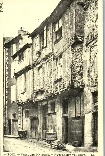 34815 - Frankreich - Foix , Vieilles Maisons , Rue Saint Vincent