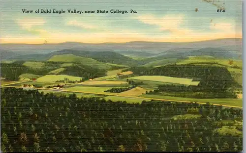 34926 - USA - Pennsylvania , View of Bald Eagle Valley near State College - nicht gelaufen