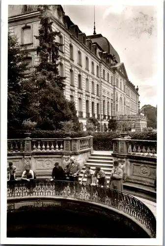 35137 - Deutschland - Donaueschingen , Donauquelle u. Schloß - gelaufen 1951