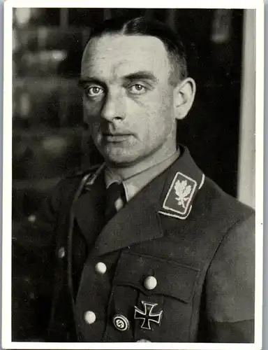 35378 - Zigarettenbilder - Männer und Ereignisse unserer Zeit , Serie II , Nr. 96 , SA Gruppenführer Hans Weinreich