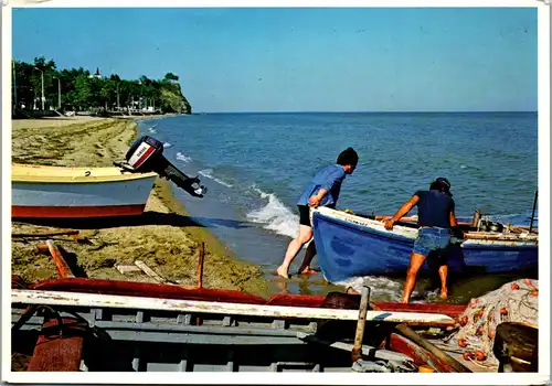 36547 - Griechenland - Makrigialos , Boot , Boat - gelaufen