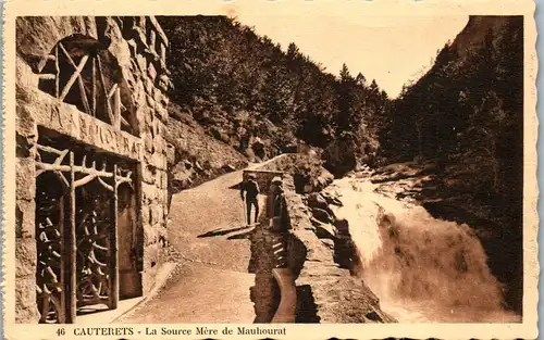 37540 - Frankreich - Cauterets , La Source Mere de Mauhourat - nicht gelaufen