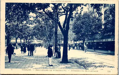 37547 - Frankreich - Toulon , Boulevard de Strasbourg , Cote D'Azur - nicht gelaufen