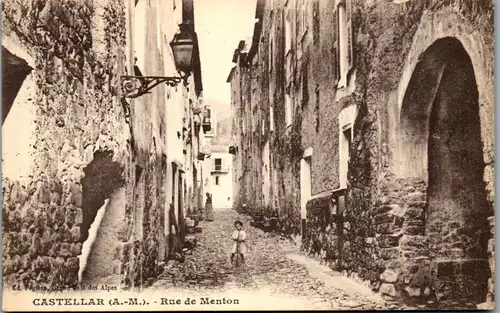 38557 - Frankreich - Castellar , Rue de Menton - nicht gelaufen