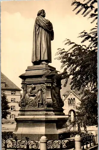 39286 - Deutschland - Eisenach , Lutherdenkmal - gelaufen