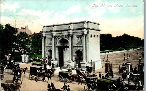 39305 - Großbritannien - London , The Marble Arch - gelaufen 1907