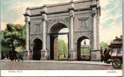 39307 - Großbritannien - London , The Marble Arch - gelaufen