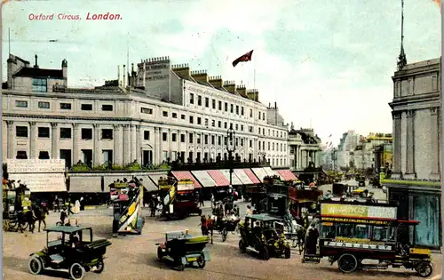 39312 - Großbritannien - London , Oxford Circus - gelaufen