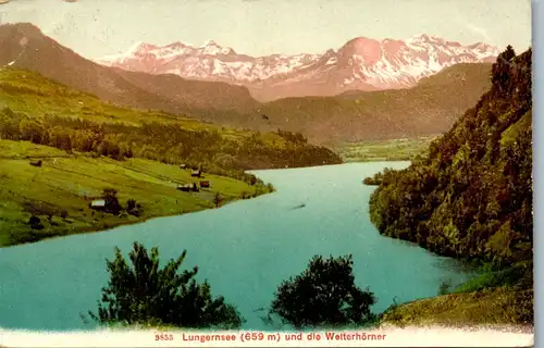 39558 - Schweiz - Lungernsee und die Wetterhörner - nicht gelaufen