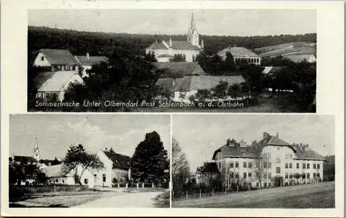 40232 - Niederösterreich - Unter Olberndorf , Post Schleinbach a. d. Ostbahn - gelaufen 1943