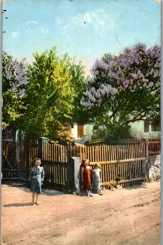 40469 - Kinder - Kinder an der Straße - gelaufen 1908