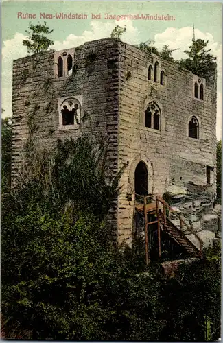 41379 - Deutschland - Elsass , Ruine Neu-Windstein bei Jägerthal-Windstein - nicht gelaufen