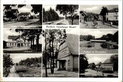 41386 - Deutschland - Buchholz , Lüneb. Heide , Bahnhof , Berufsschule , Neuestraße , Freibad , Holm Seppenstein