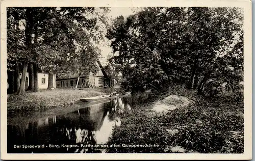 42840 - Deutschland - Spreewald , Burg Kaupen , Partie an der alten Quappenschänke - gelaufen 1953