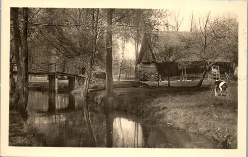 42843 - Deutschland - Spreewald , Stiller Winkel , Bauernhaus - gelaufen 1958