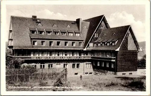 43145 - Deutschland - Hartenstein , FDGB Erholungsheim Aktionseinheit , Erzgebirge - gelaufen