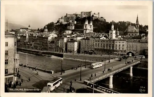 44558 - Salzburg - Staatsbrücke , Bus - nicht gelaufen