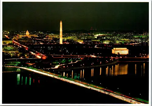 44926 - USA - Washington D. C. , Across Potomac at Sunset - nicht gelaufen