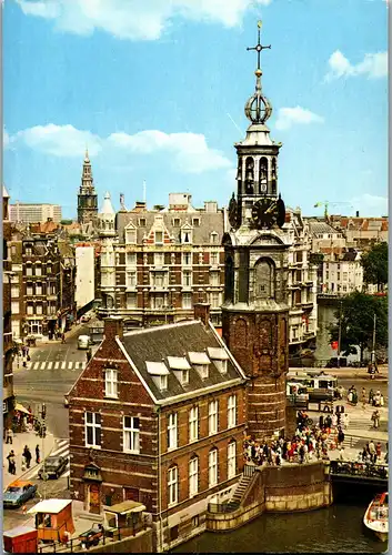 45334 - Niederlande - Amsterdam , Muntturm - gelaufen 1972