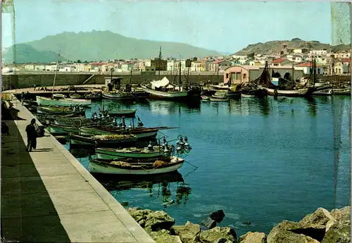 45612 - Spanien - Garrucha , Almeria , Muelle pasquero , Fischer Quai - gelaufen 1967