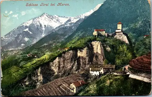 45725 - Italien - Meran , Schloss Tirol - nicht gelaufen