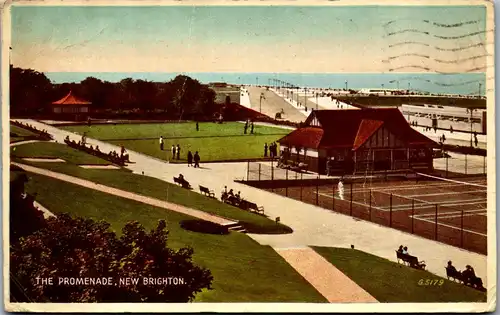 46010 - Großbritannien - New Brighton , The Promenade - gelaufen