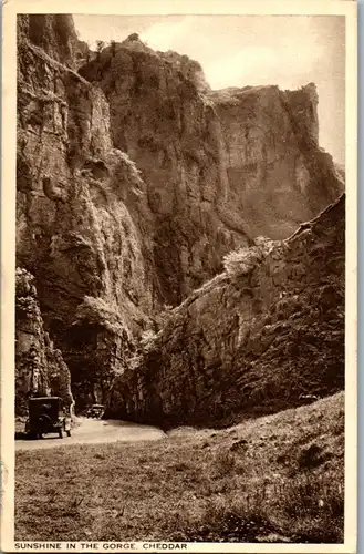 46183 - Großbritannien - Cheddar , Sunshine in the Gorge , Car - gelaufen 1947