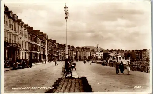 46190 - Großbritannien - Wales , Aberystwyth , Promenade - gelaufen 1939