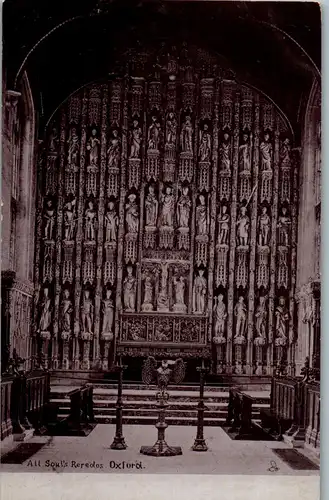 46193 - Großbritannien - Oxford , All Soul's Reredos - gelaufen 1904