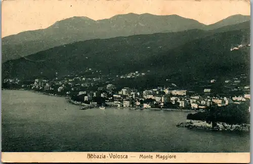 46212 - Kroatien - Abbazia Volosca , Monte Maggiore  - gelaufen