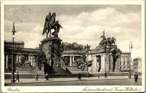 46323 - Deutschland - Berlin , Nationaldenkmal Kaiser Wilhelm I - gelaufen 1932