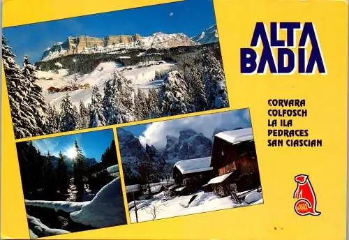 46811 - Italien - Alta Badia , Corvara , Colfosch , La Ila , Pedraces , San Ciascian - gelaufen