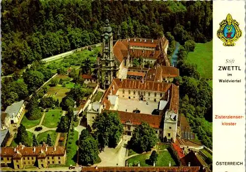 47439 - Niederösterreich - Zwettl , Stift Zwettl im Waldviertel , Zisterzienserkloster - gelaufen 1981